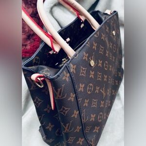 Free shipping limited time .monogram bag in Dark & light Browns. ❤️